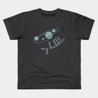 My Blue Space Bubble Kids T-Shirt